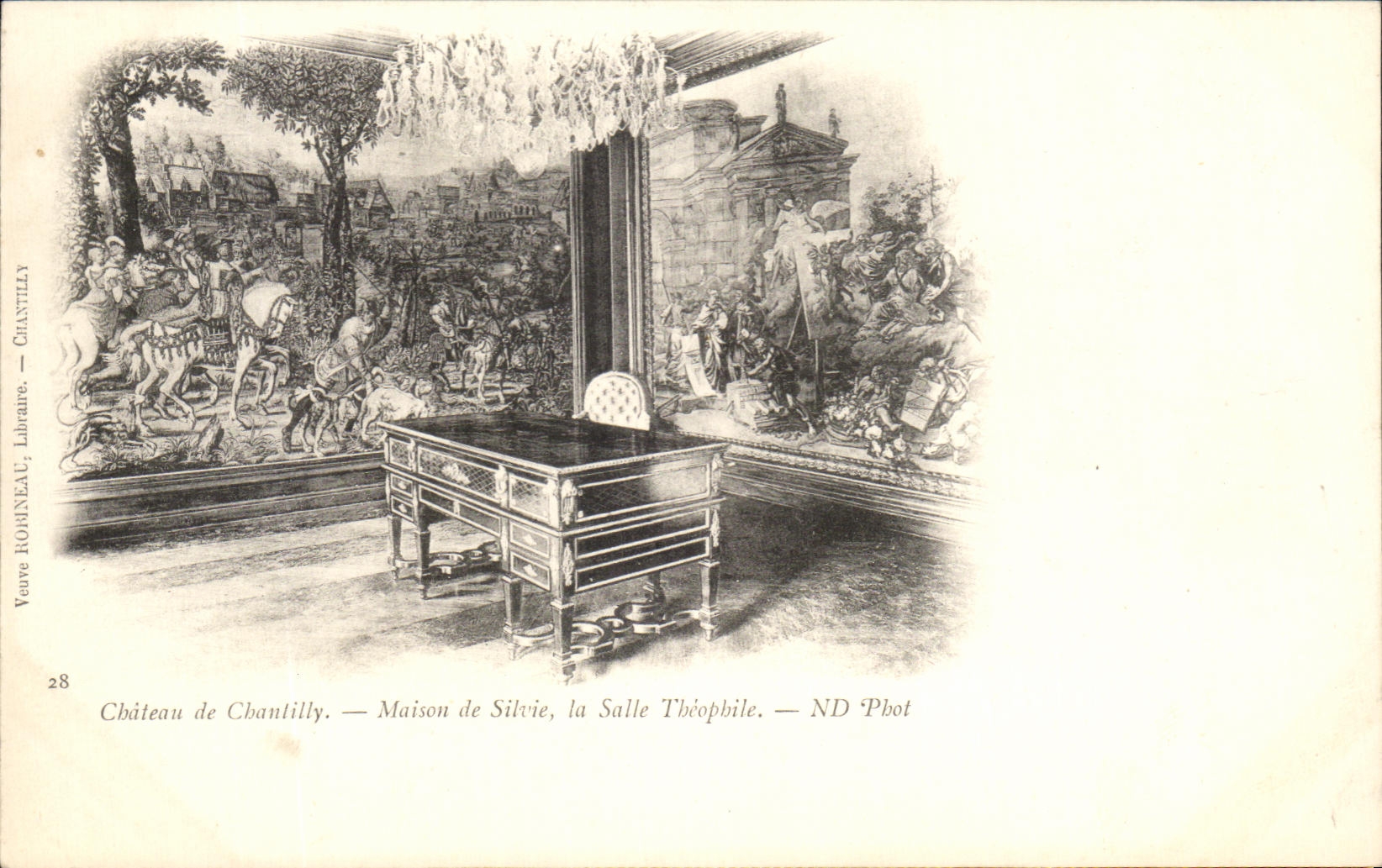 CPA Chateau De Chantilly Maison de Silvie La Salle Theophile 
