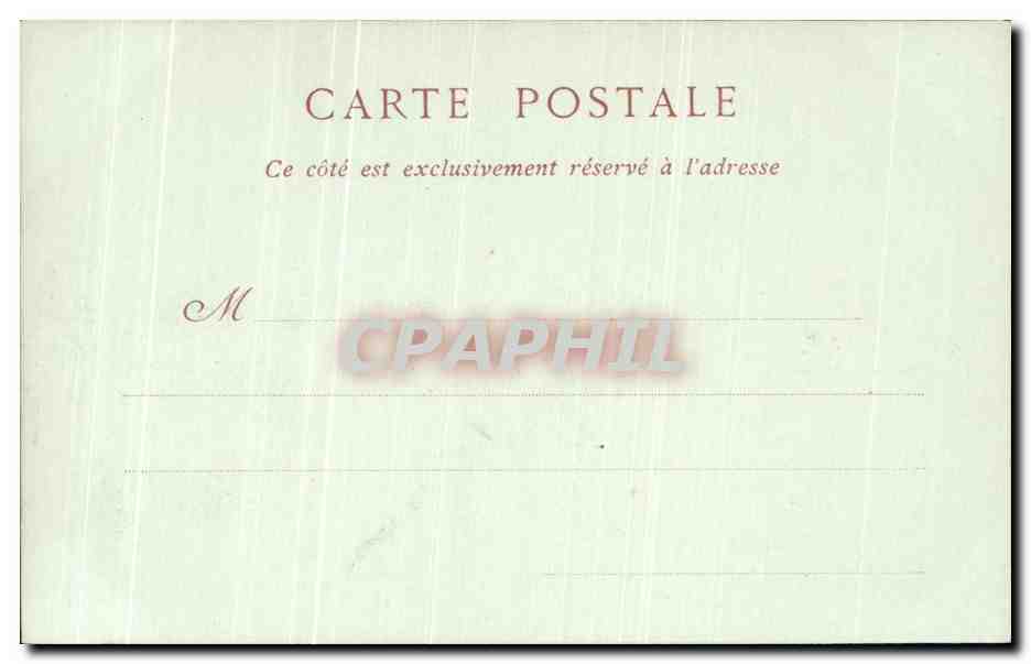CPA Chateau De Chantilly Maison de Silvie La Salle Theophile  — Verso