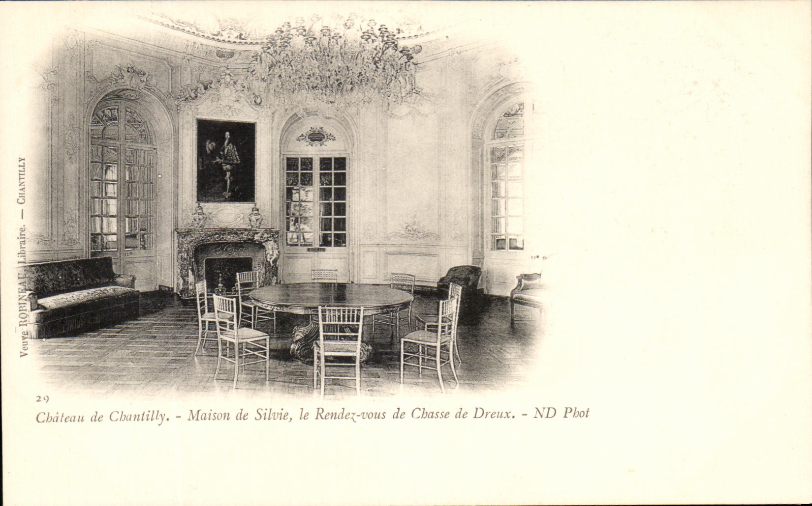 Château de Chantilly - Maison de Silvie, le Rendez-vous de Chasse de Dreux - Veuve Robineau, Chantilly