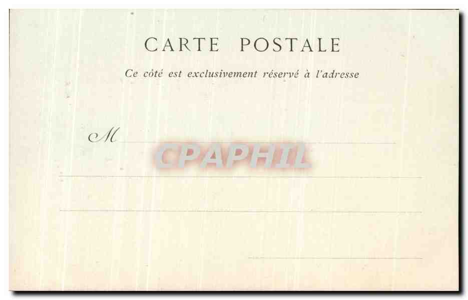 Parc du Château de Chantilly — Les Trois Allées — Veuve ROBINEAU, Chantilly — Achterkant