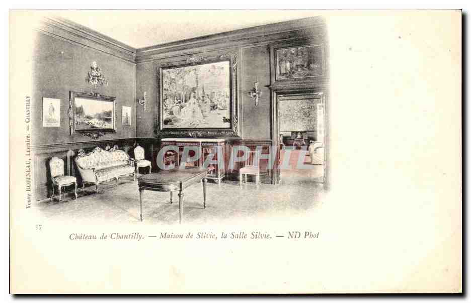 CPA Chateau De Chantilly Maison de Silvie La Salle Silvie