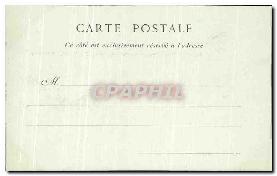 CPA Environs de Chantilly L'Etang le Chateau de la Reine Blanche  — Rückseite