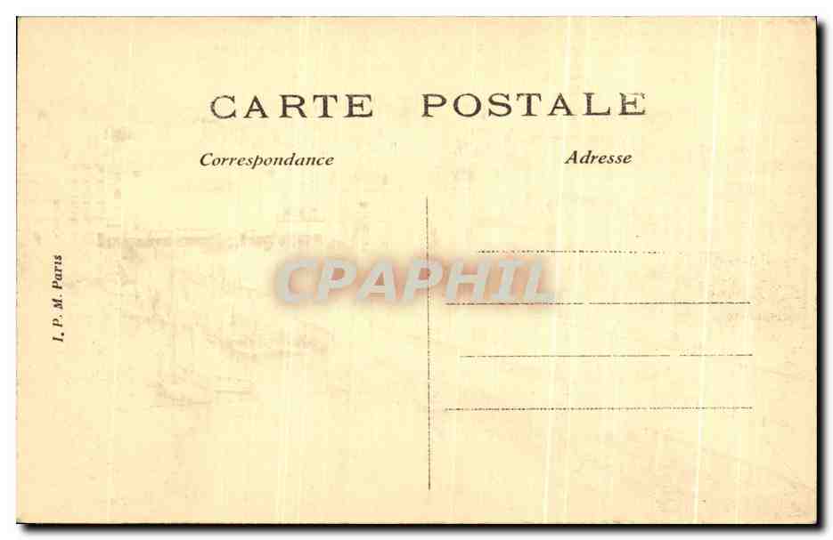CPA La Rochelle Cours des Dames Bateaux — Rückseite