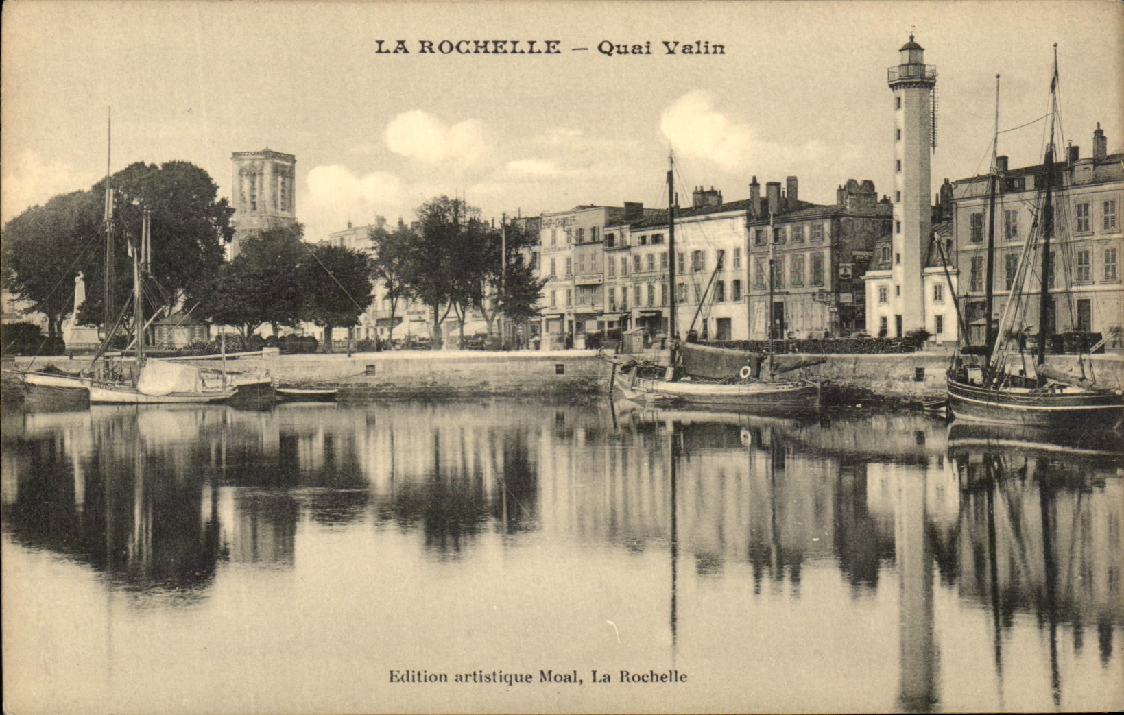 La Rochelle — Quai Valin — Edition artistique Moal, La Rochelle