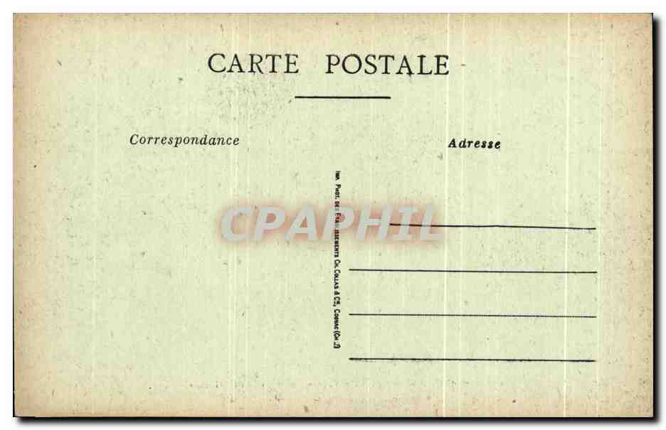 La Rochelle — Hôtel de Ville — Salle du Maire Guiton — L. C. — Verso