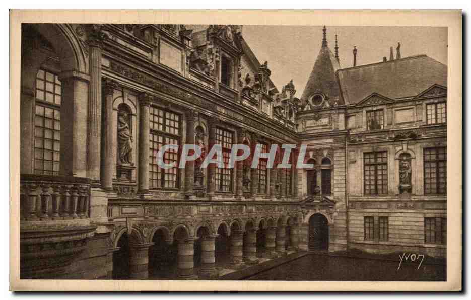 La Rochelle — Cour intérieure de l'Hôtel de Ville — Édition d'Art YVON, Paris