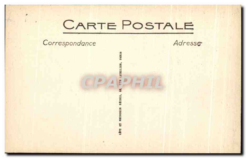 La Rochelle — L'Hôtel de Ville — Galerie du Rez-de-Chaussée — LL. — N° 172 — Verso