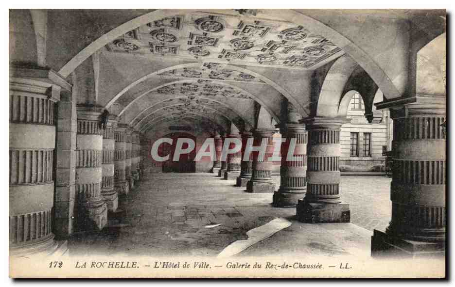 La Rochelle — L'Hôtel de Ville — Galerie du Rez-de-Chaussée — L.L.
