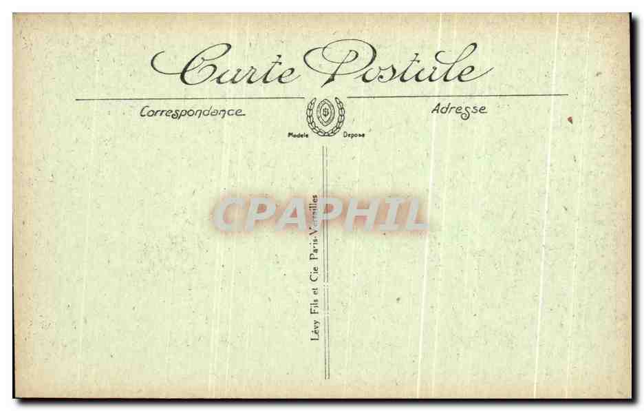 CPA La Rochelle Cour de L'Hotel de Ville — Rückseite