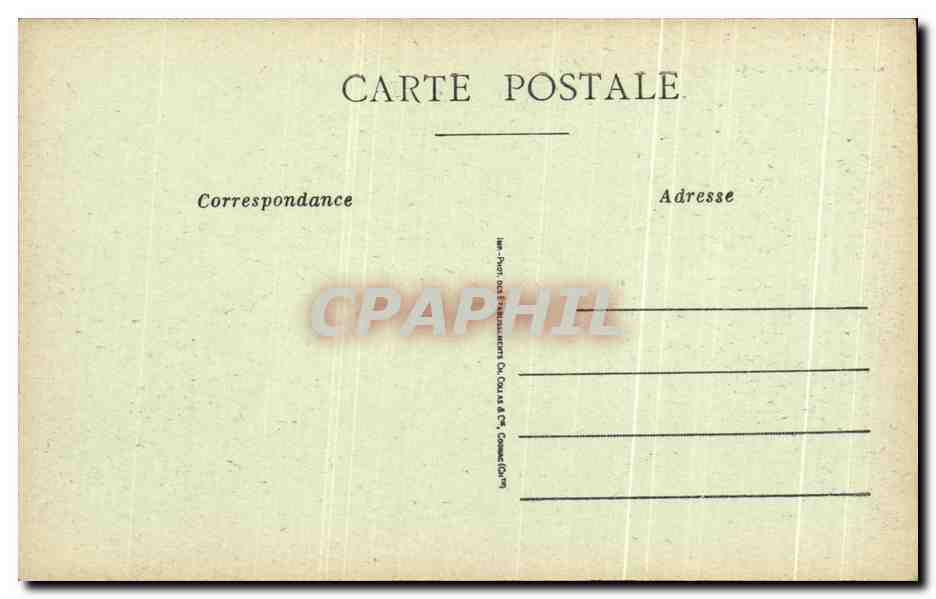 La Rochelle — L'Hôtel de Ville, Cour intérieure — L.C. n°838 — Verso