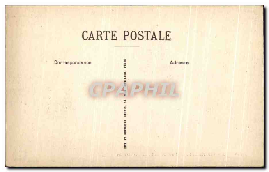 La Rochelle — Hôtel de Ville — Les Arcades — LL. — N° 118 — Verso