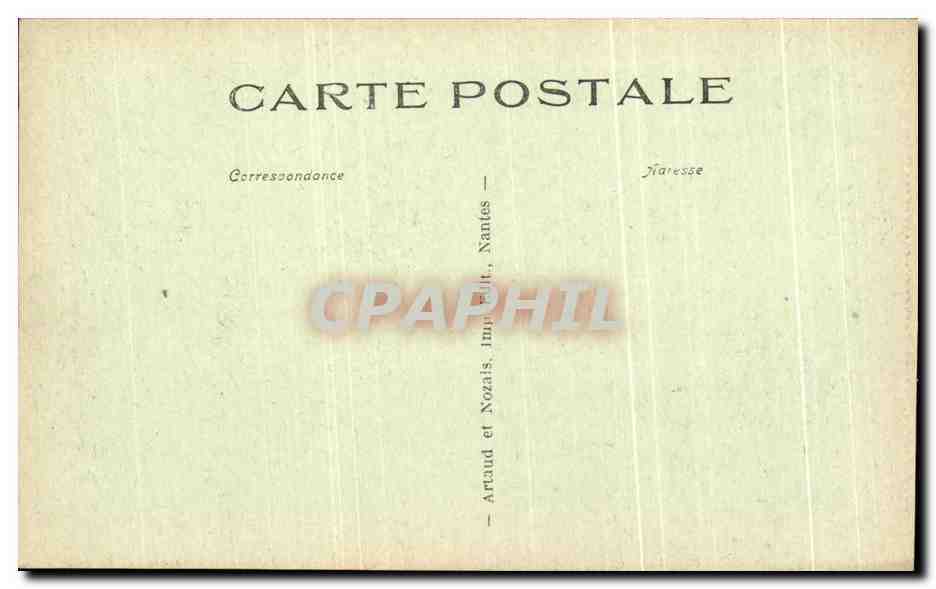 La Rochelle — L'Entrée fortifiée de l'Hôtel-de-Ville — série 48 — Verso