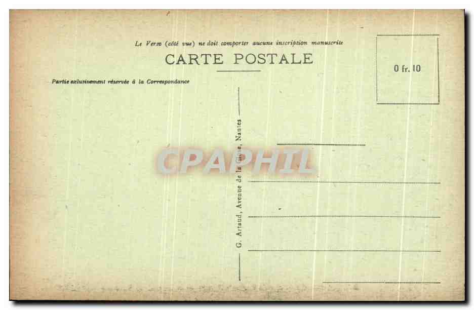 CPA La Rochelle Vue generale prise de la Tour de la Lanterne — Verso