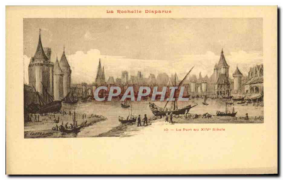 Lost La Rochelle — The Port in the 14th Century — Edition by M. A. Roblin