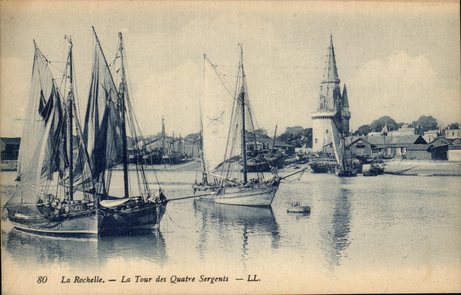 La Rochelle — La Tour des Quatre Sergents — LL.