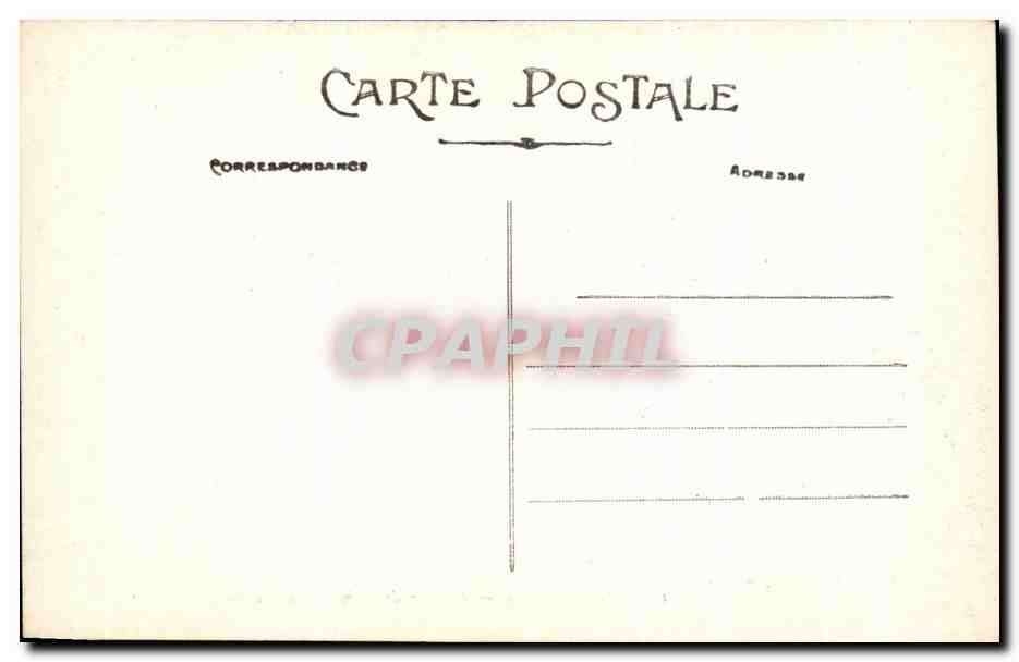 La Rochelle — Bateaux de Pêche sortant du Port — Artaud et Nozais, Nantes, n°1 — Verso