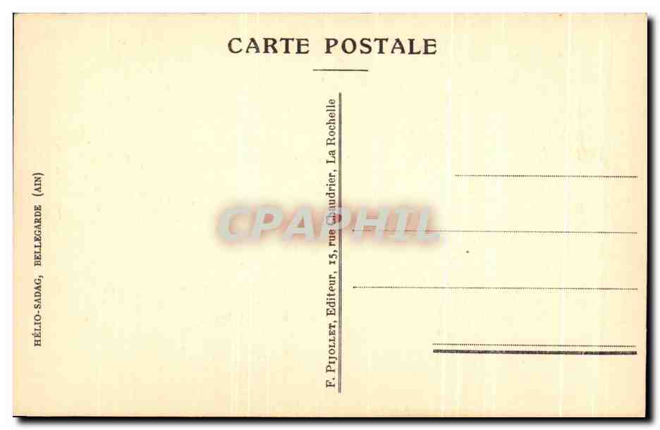 CPA Le Vieux Pont Saint Sauveur Cote Sur Le Canal Maubec La Rochelle — Rückseite
