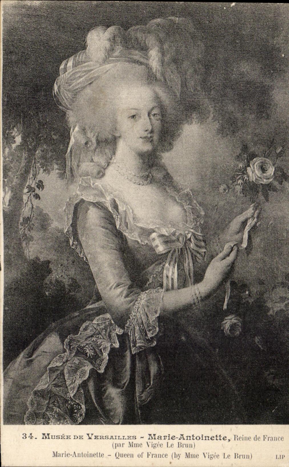 CPA Musee Du Versailles Marie Antoinette Reine De France 