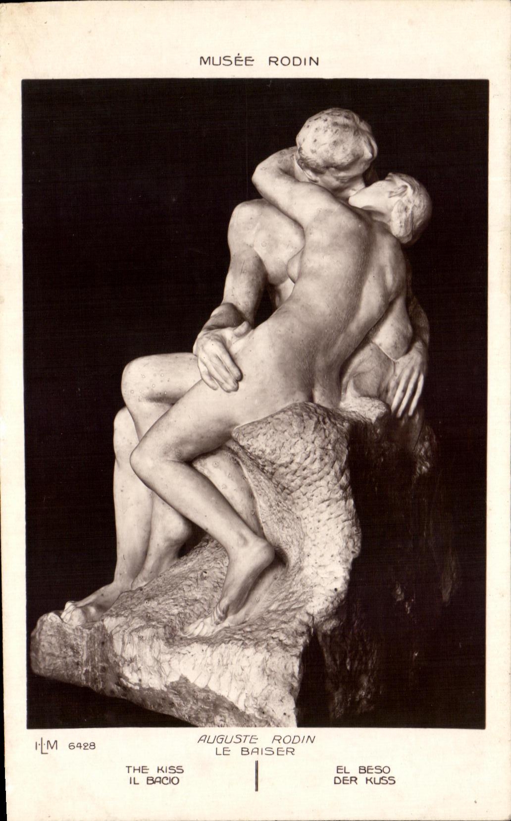 CPA Musee Rodin Auguste Rodin Le Baiser