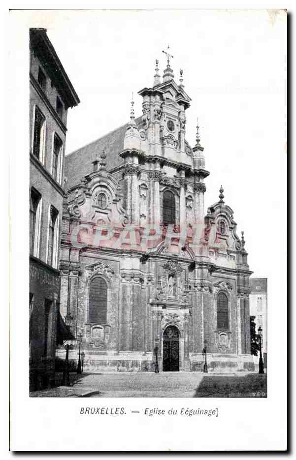 CPA Bruxelles Eglise du Beguinage