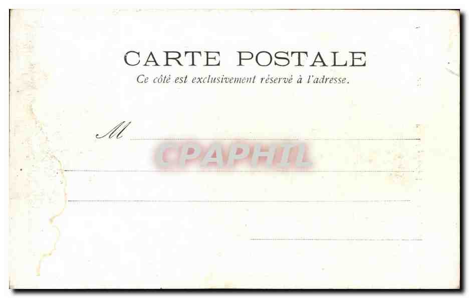 CPA Portail principal de la Cathedrale d'Amiens — Rückseite