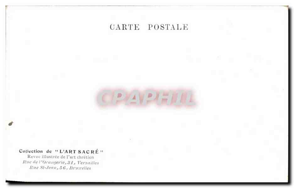 CPA Lutrin de Caudebec bronze 17eme Aigle — Rückseite