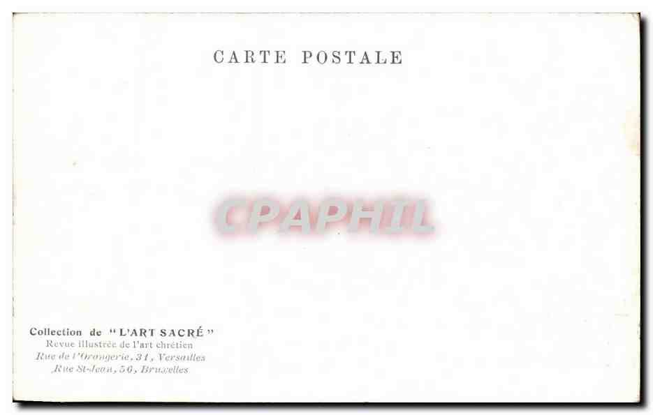 Vitraux du XVème siècle — Château de Chantilly — Collection de 'L'ART SACRÉ' (Versailles) — Rückseite