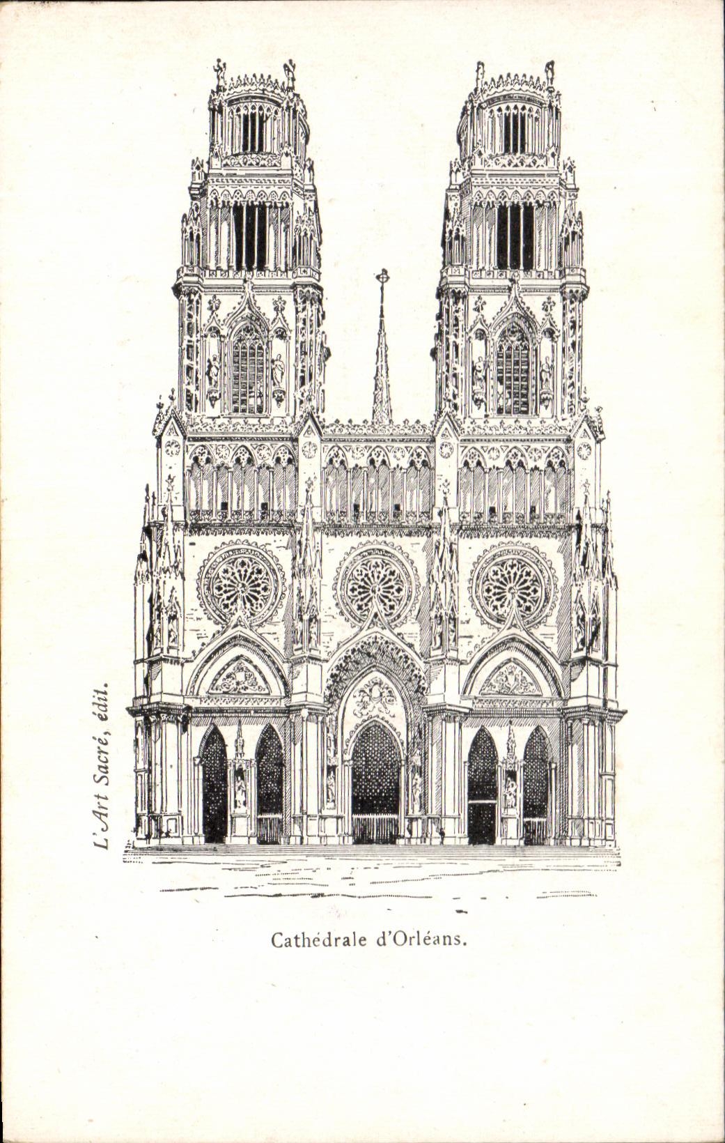 CPA Cathedrale d'Orleans