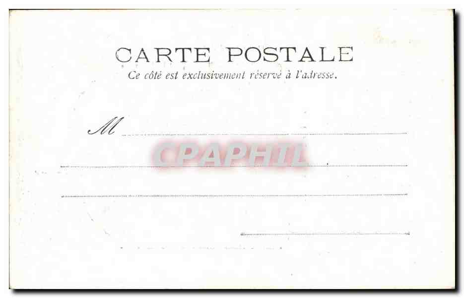 CPA Sainte Chapelle a Paris — Verso
