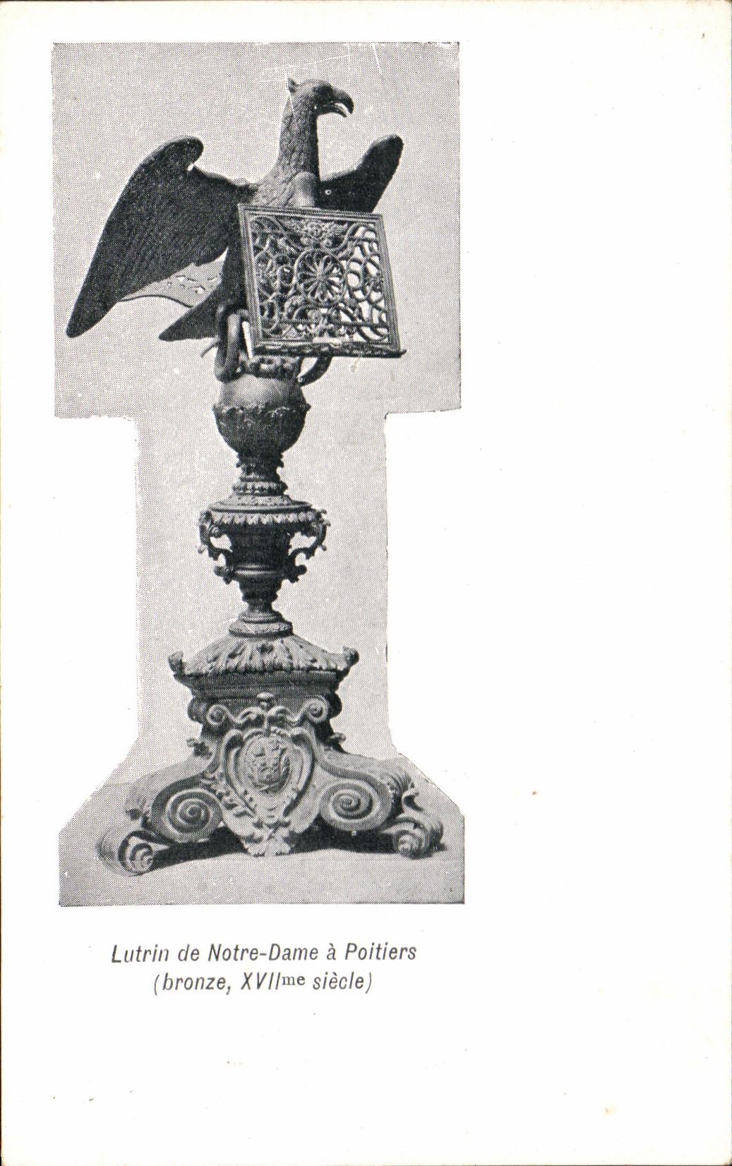 Lutrin de Notre-Dame à Poitiers — bronze, XVIe siècle — Collection 'L'ART SACRÉ', Bruxelles