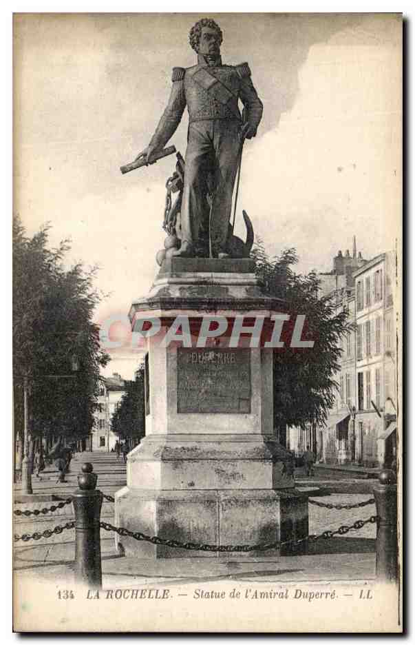 La Rochelle — Statue des Admirals Duperré — LL