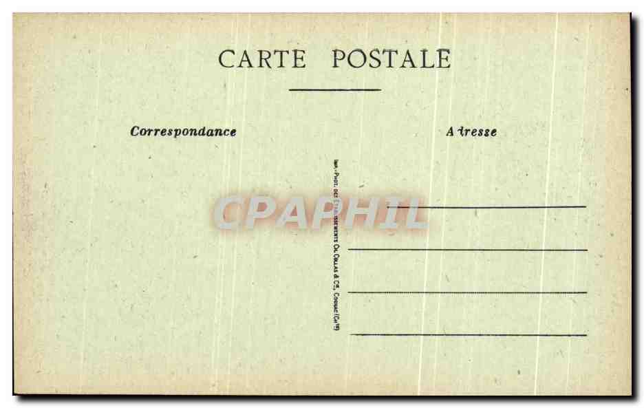 La Rochelle — L'Hôtel de Ville, Cour intérieure — L.C. n°837 — Verso