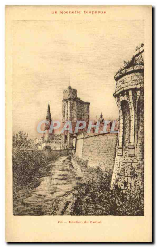 La Rochelle Disparue — Bastion du Gebut — Édition de M. E. Counceau