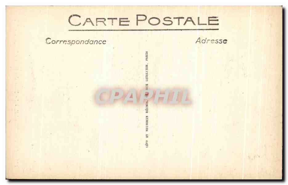 CPA La Rochelle La Tour des Quatre Sergents — Verso