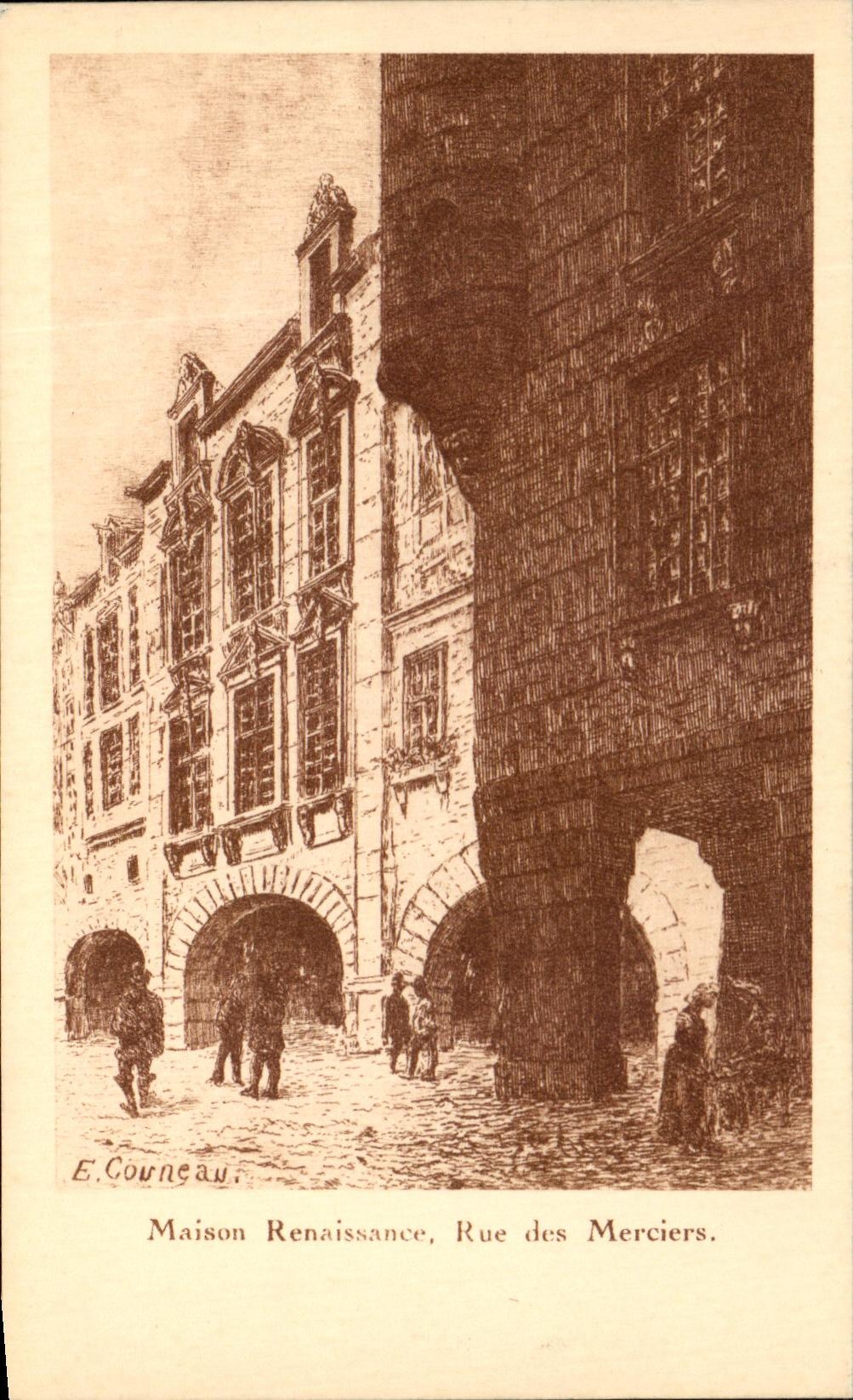 CPA Maison Renaissance Rue des Merciers La Rochelle