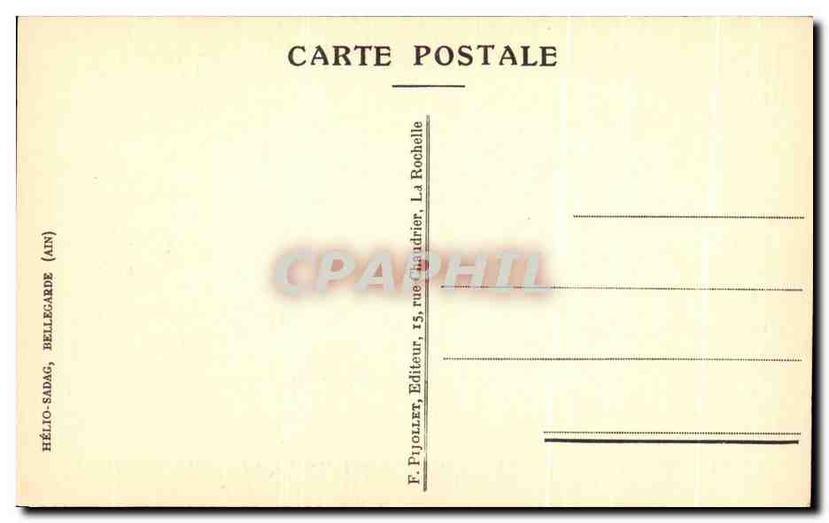 CPA Cour Interieure de la Maison Rue Dupaty La Rochelle — Rückseite