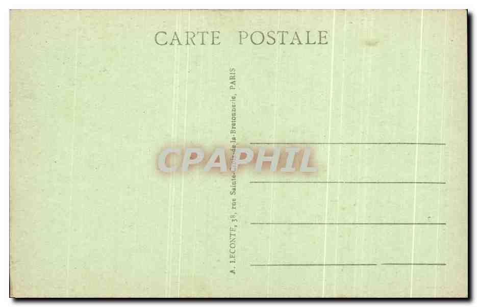 CPA Paris Museum d Histoire Naturelle Le Paon — Rückseite