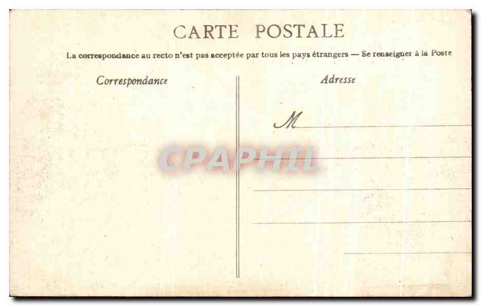 CPA Angers Inondations de Decembre 1910 Rue Robert Vers la Place Ney  — Rückseite