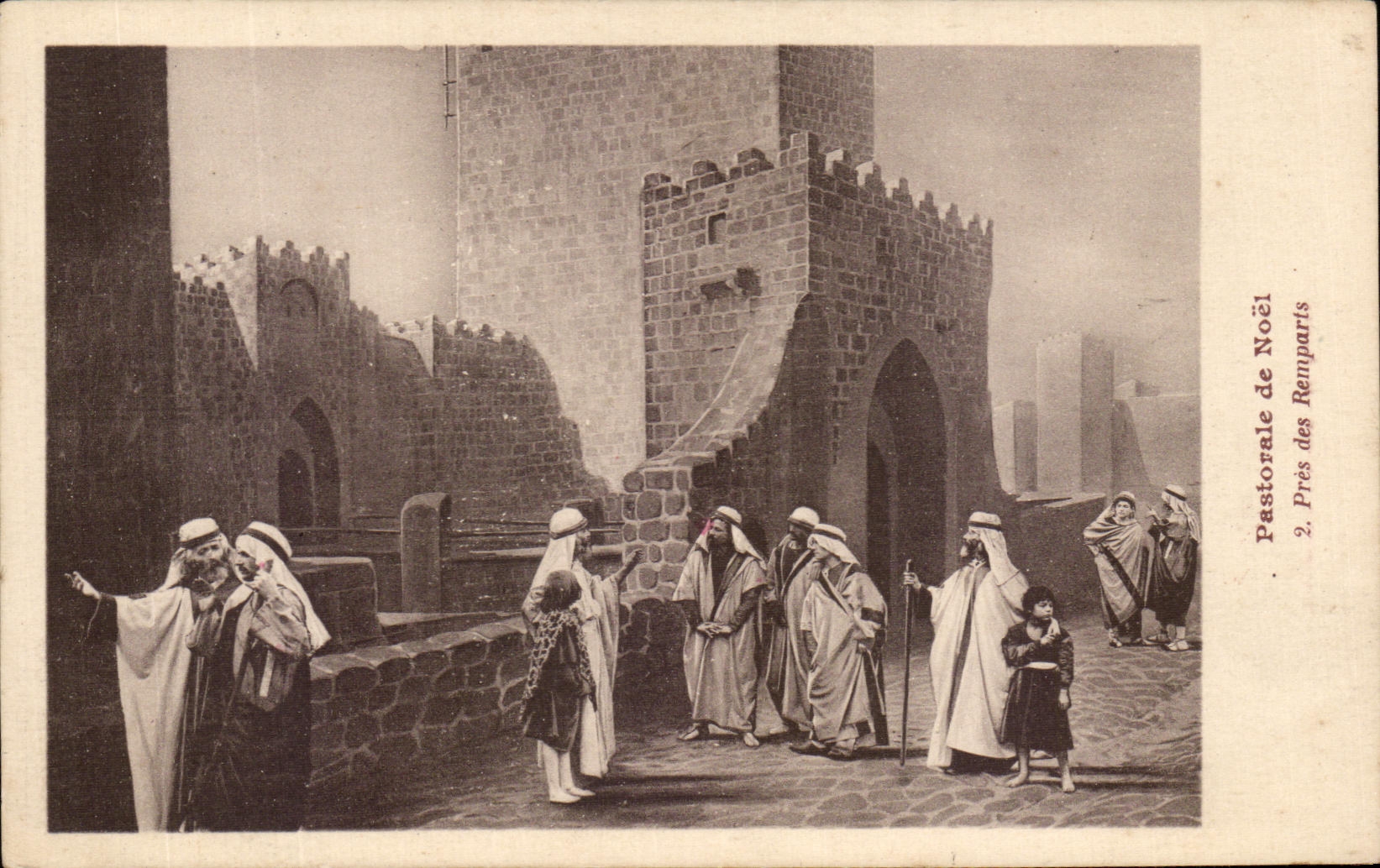 CPA Pastorale de Noel Pres des Remparts