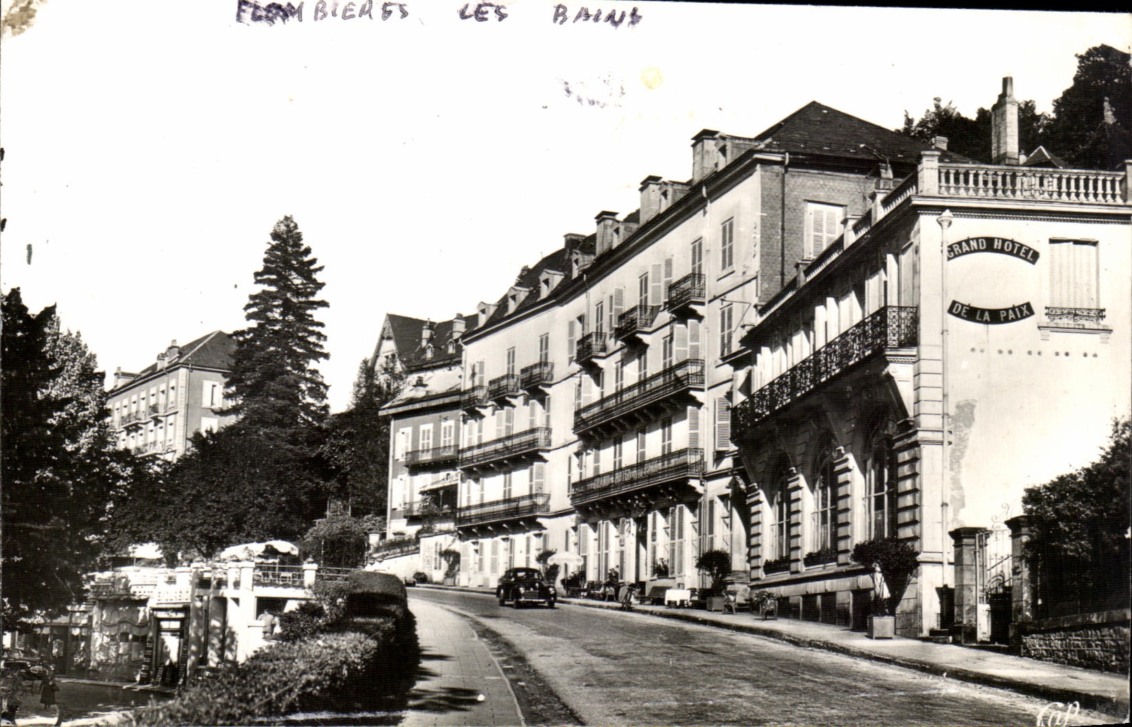 CPSM Plombieres Les Bains Grand Hotel de la Paix