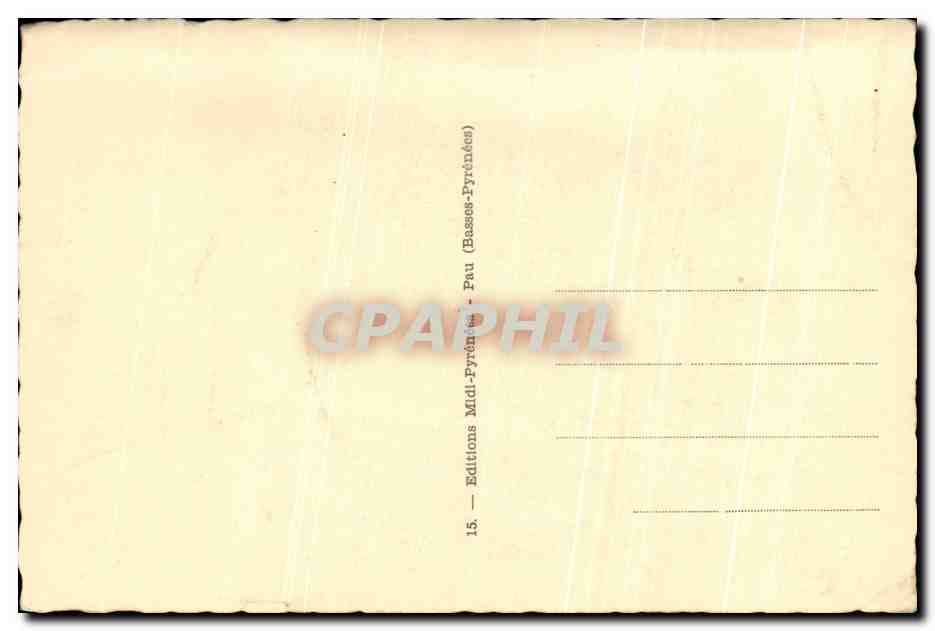 CPA Gavarnie Breche De Roland Versant Espagnol — Verso
