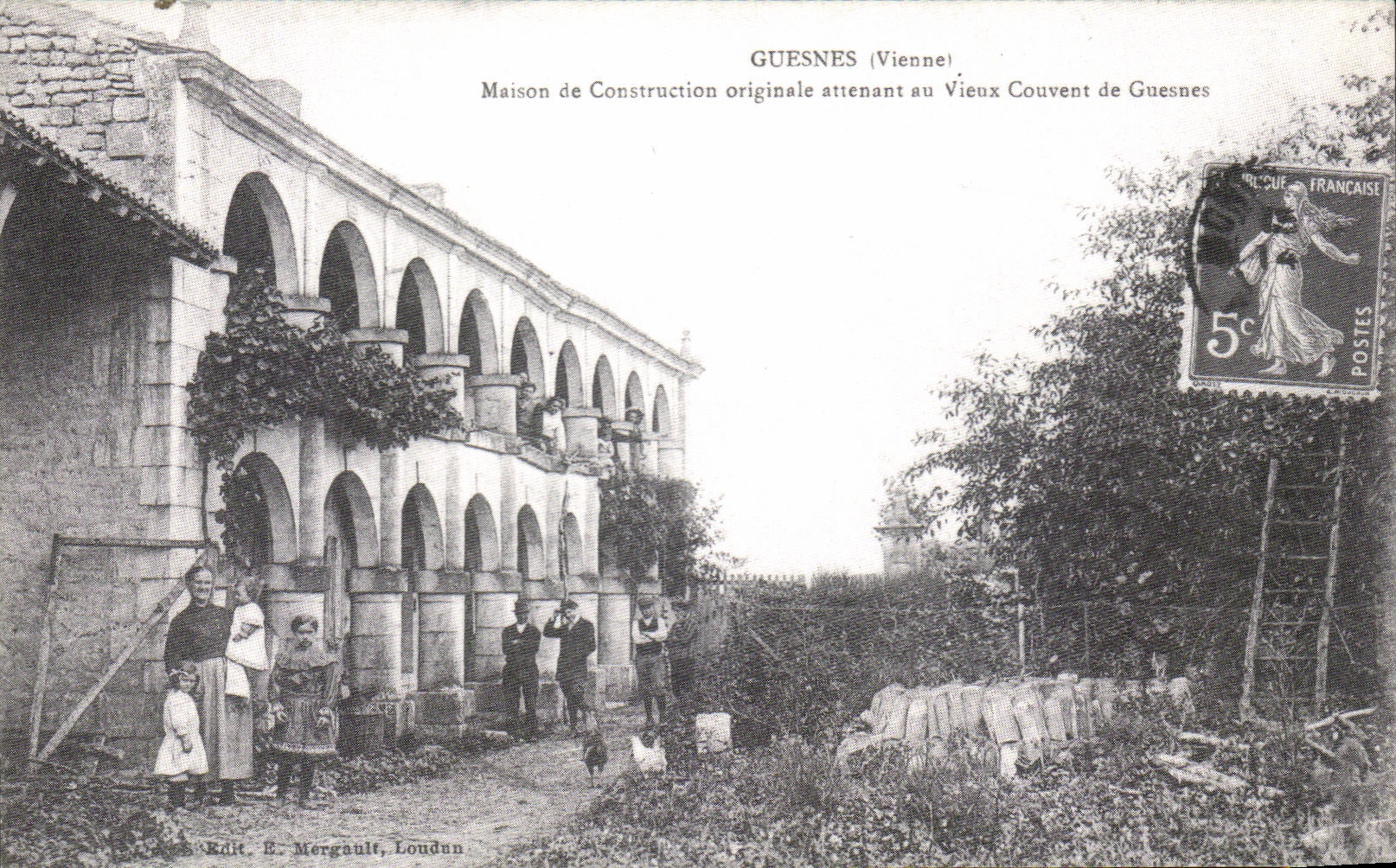 REPRO Guesnes Maison De Construction Originale Attenant Au Vieux Couvent De Guesnes