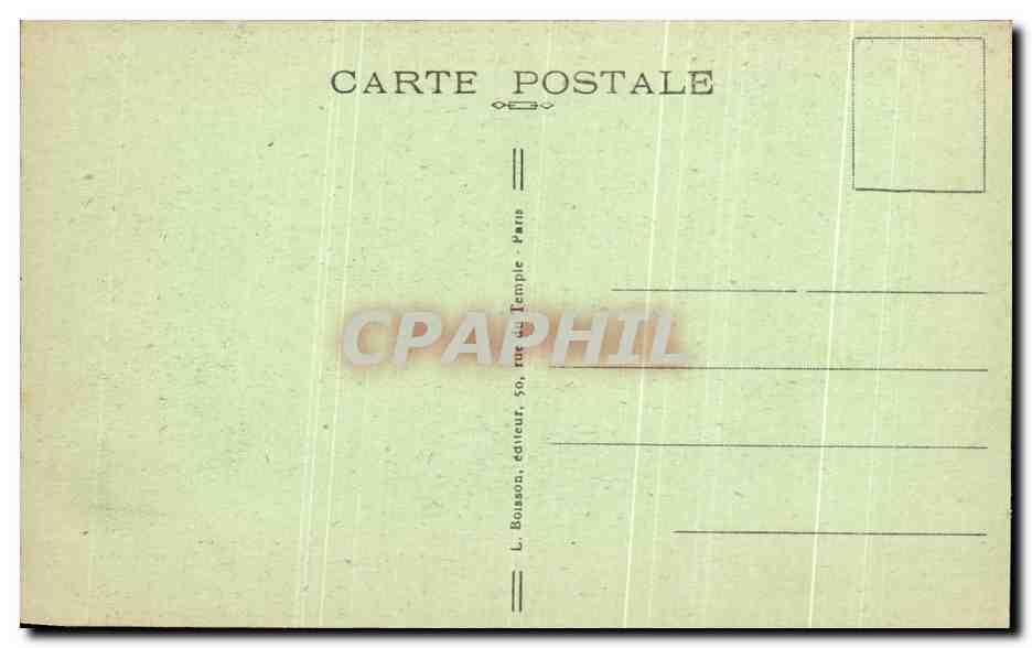 CPA Tombeau historique Sarah Bernhardt Celebre Tragedienne Paris — Rückseite