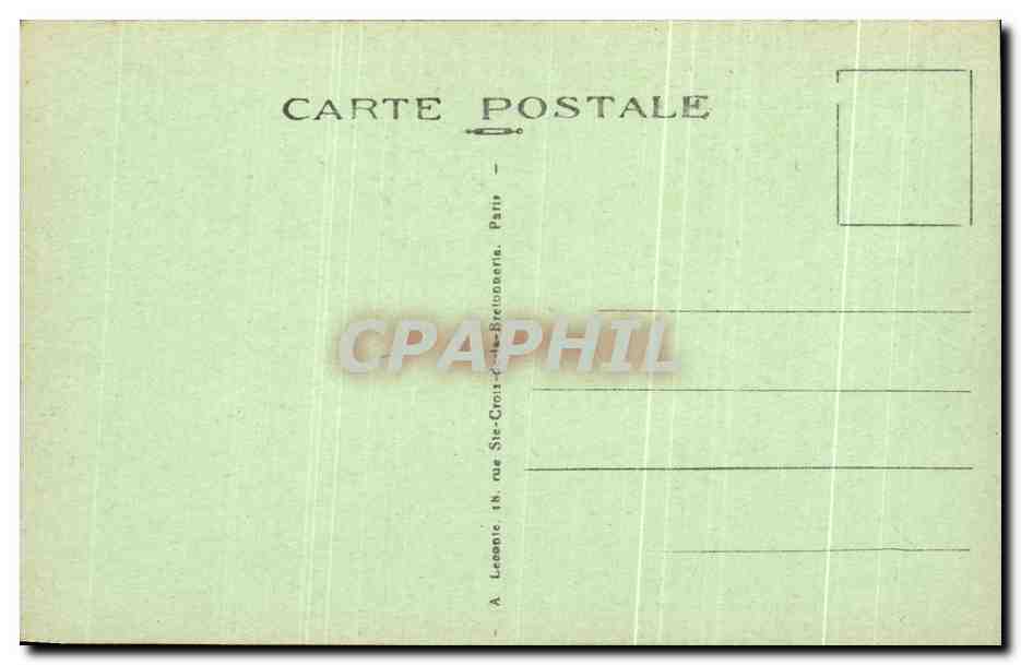 CPA Paris Le Louvre Le Carrousel Et La Statue De Paris — Rückseite