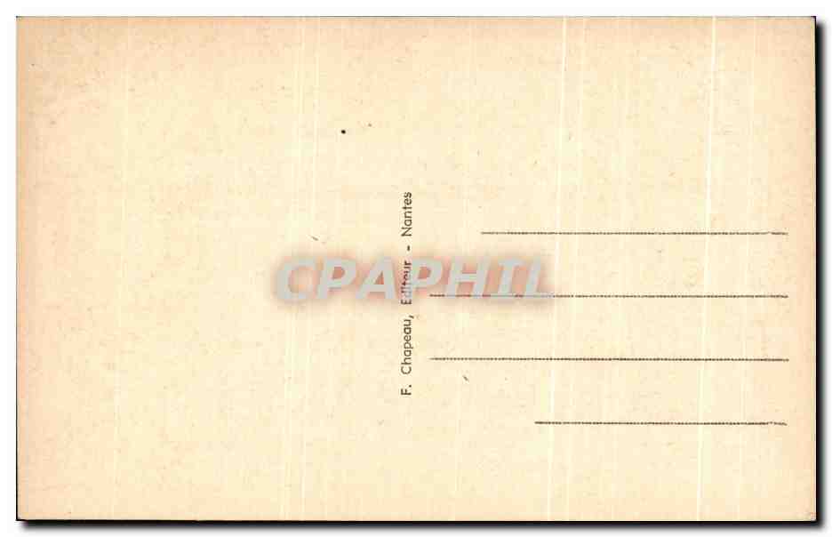 CPA Nantes Cathedrale Tombeau de Francois II duc de Bretagne Lion  — Verso