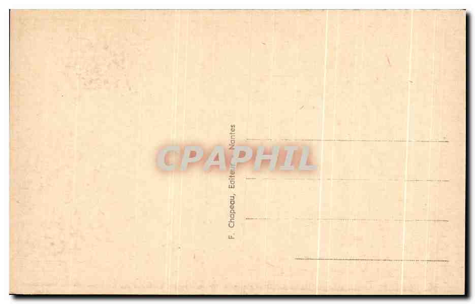 CPA Nantes Chateau des ducs de Bretagne Le puits et l'entree de la couronne  — Verso