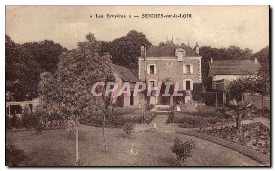 CPA Les Bruyeres Seiches sur le Loir 
