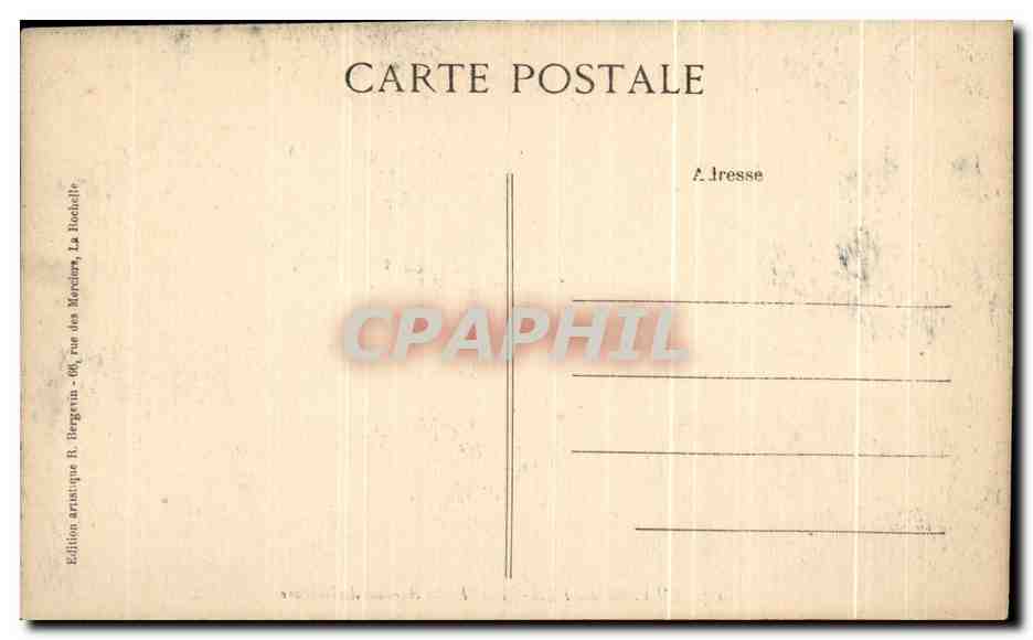 CPA Chatelaillon Plage Avenue De La Gare — Back