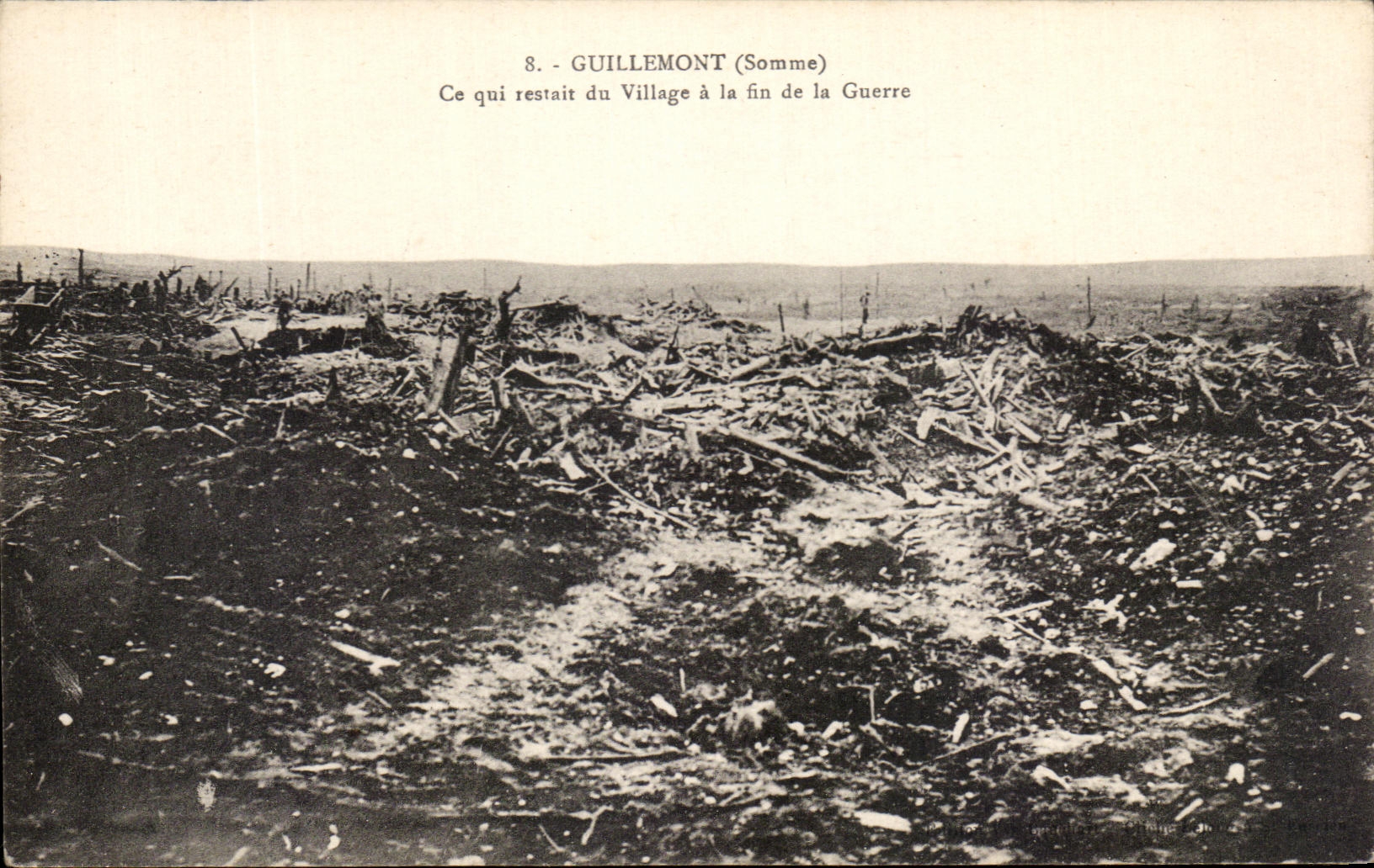 Guillemont (Somme) — Ruines du village à la fin de la guerre — n°8