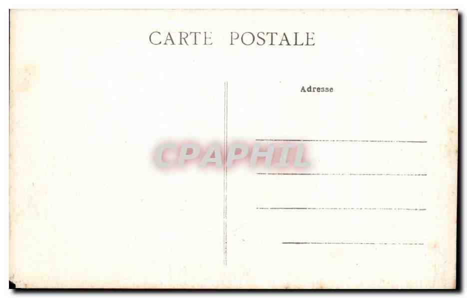 CPA Pleumartin Gendarmerie — Back